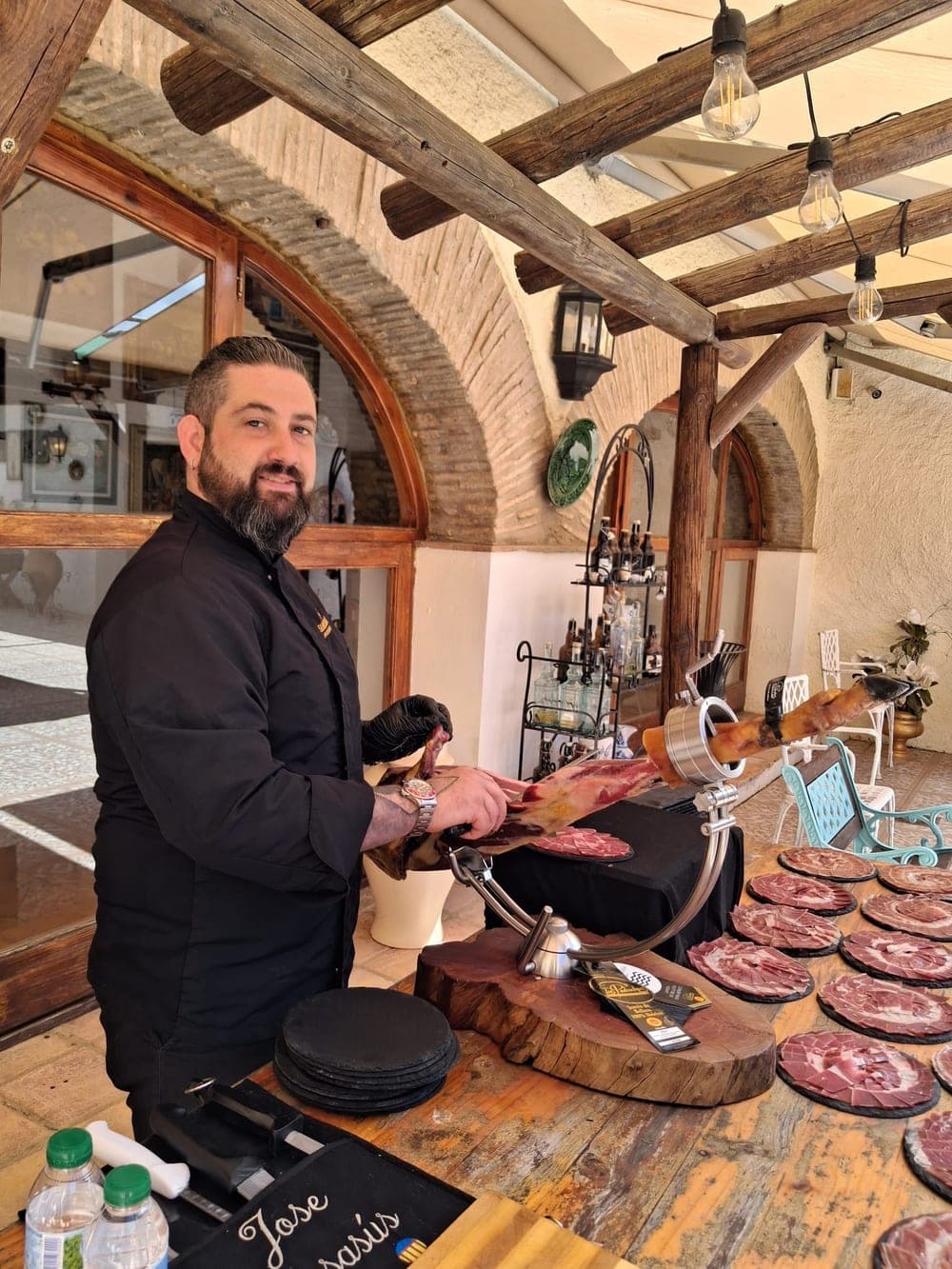 José Casasús, cortador de jamón profesional